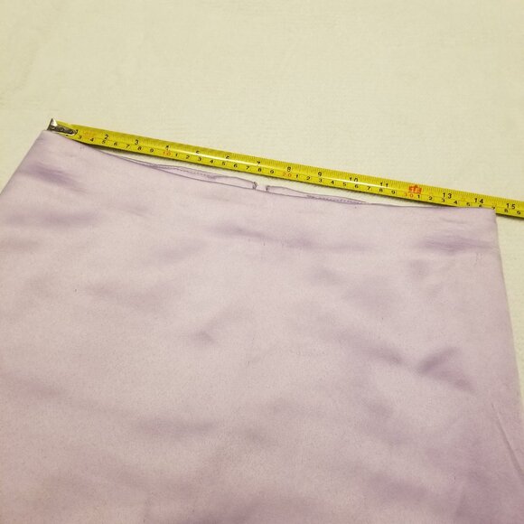 NWT Lavender Satin Mini Skirt X-Small Pastel Purple House of Harlow 1960 - Picture 13 of 13